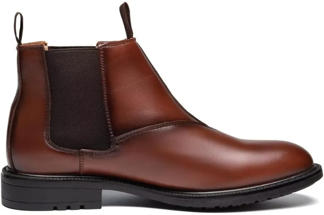 Arkbird Chelsea Ankle Boots for Men Genuine Leather Oxford Casual and Formal Dress Boot