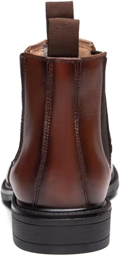 Arkbird Chelsea Ankle Boots for Men Genuine Leather Oxford Casual and Formal Dress Boot
