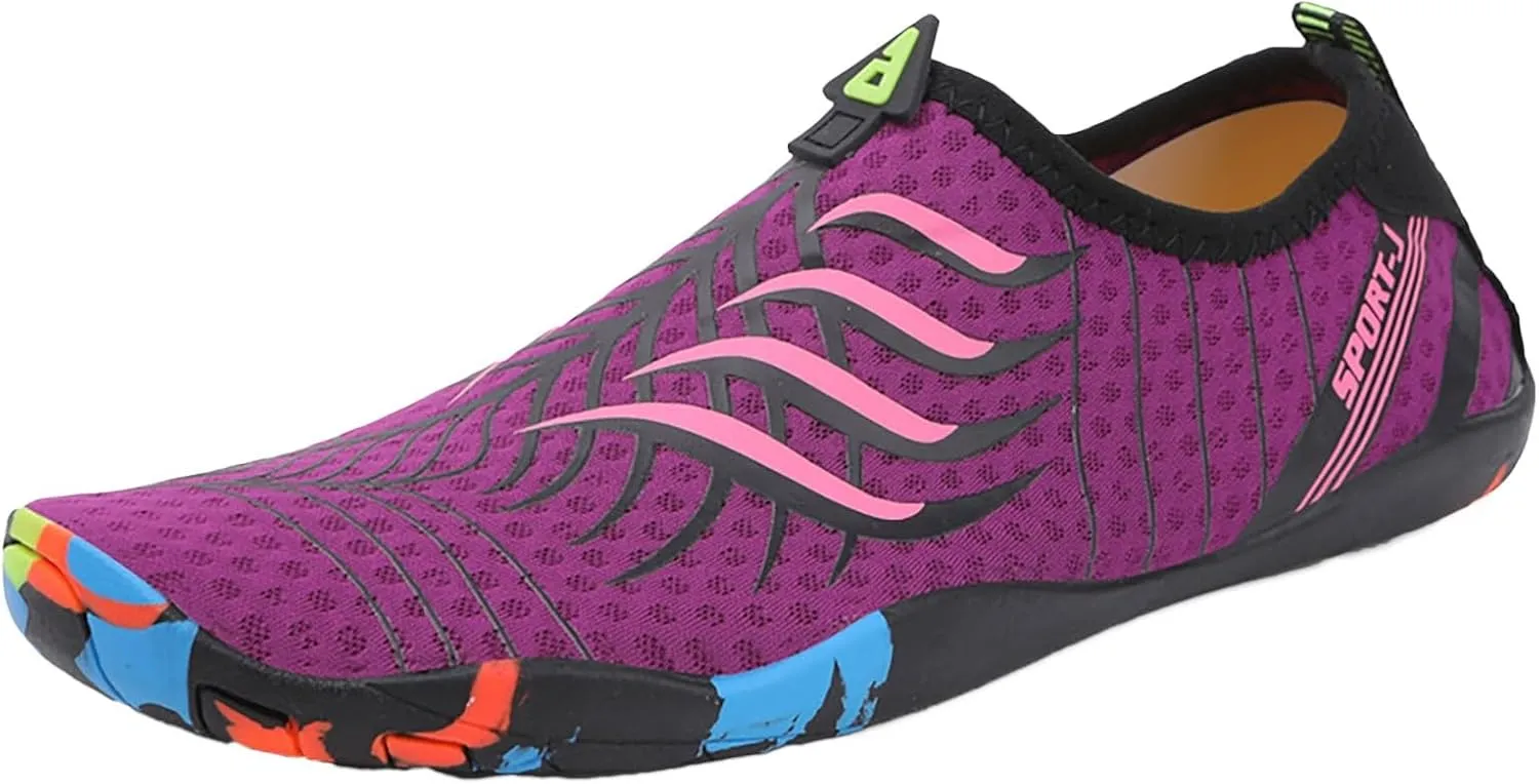 Barefoot Swim Shoes Men Women Quick Dry Aqua Water Shoes Beach Pool Surf Hiking Kayaking Diving Yoga Outdoor Sport Lightweight Design