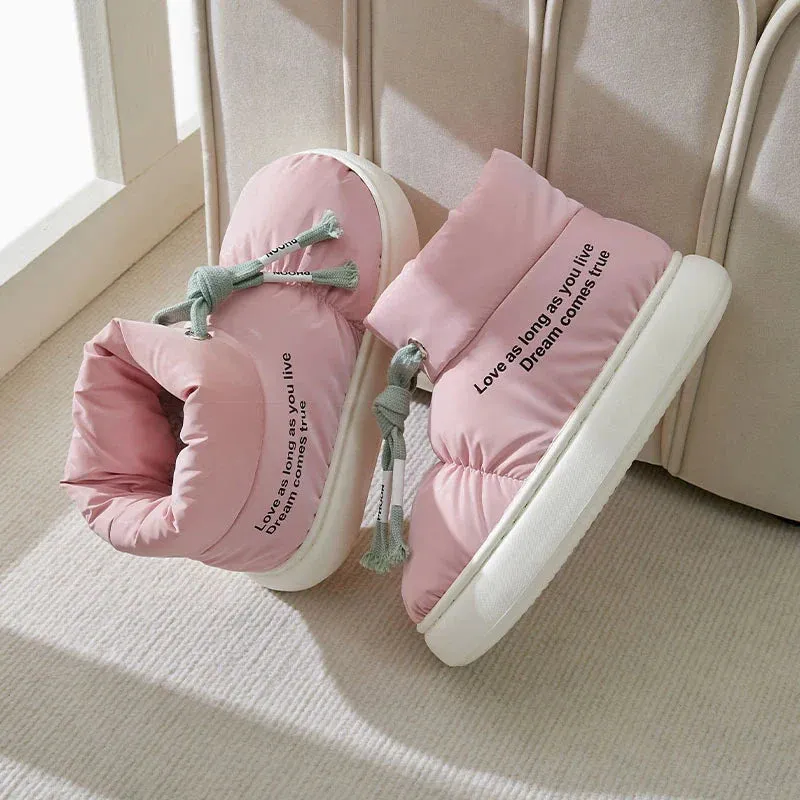 binfenxie  -  Comfortable Soft Sole Winter Boots Women Waterproof Thicked Plush Snow Boots Woman Casual Keep Warm Cotton Padded Shoes Ladies