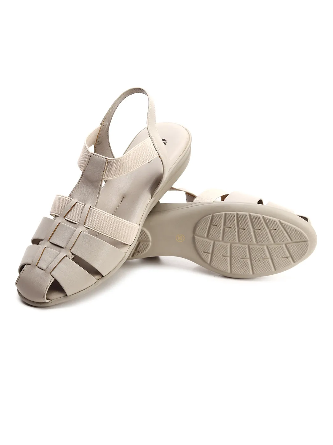 Casual Wear Flat Back-Strap Sandals with TPR Sole