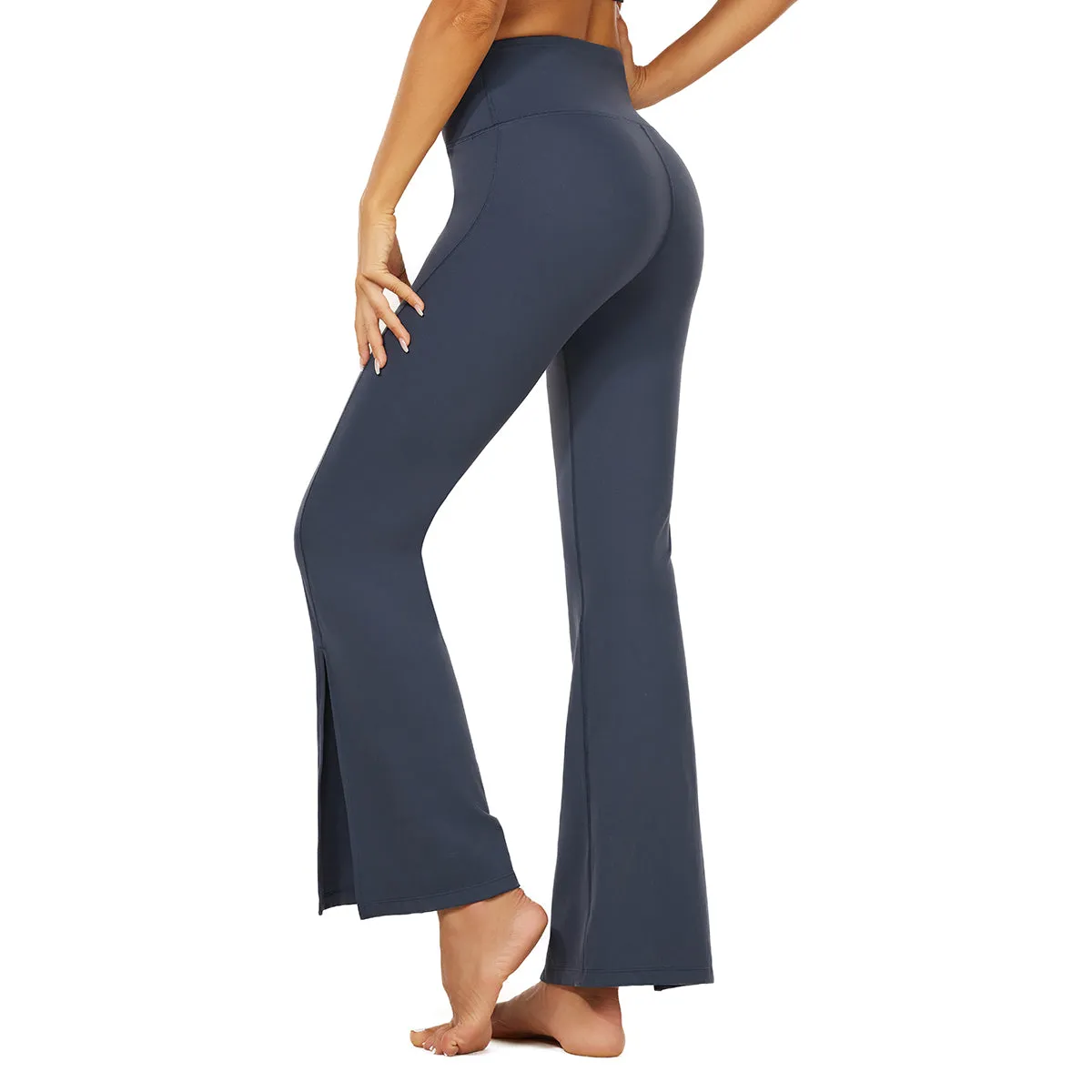 Classic Revival Flared Pants Boot Cut Legging Blue