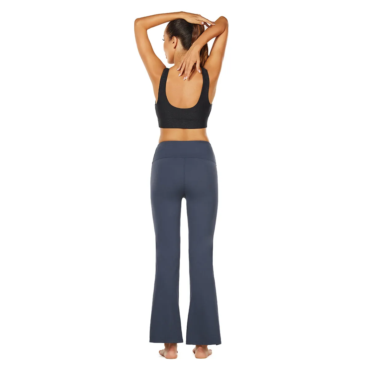 Classic Revival Flared Pants Boot Cut Legging Blue