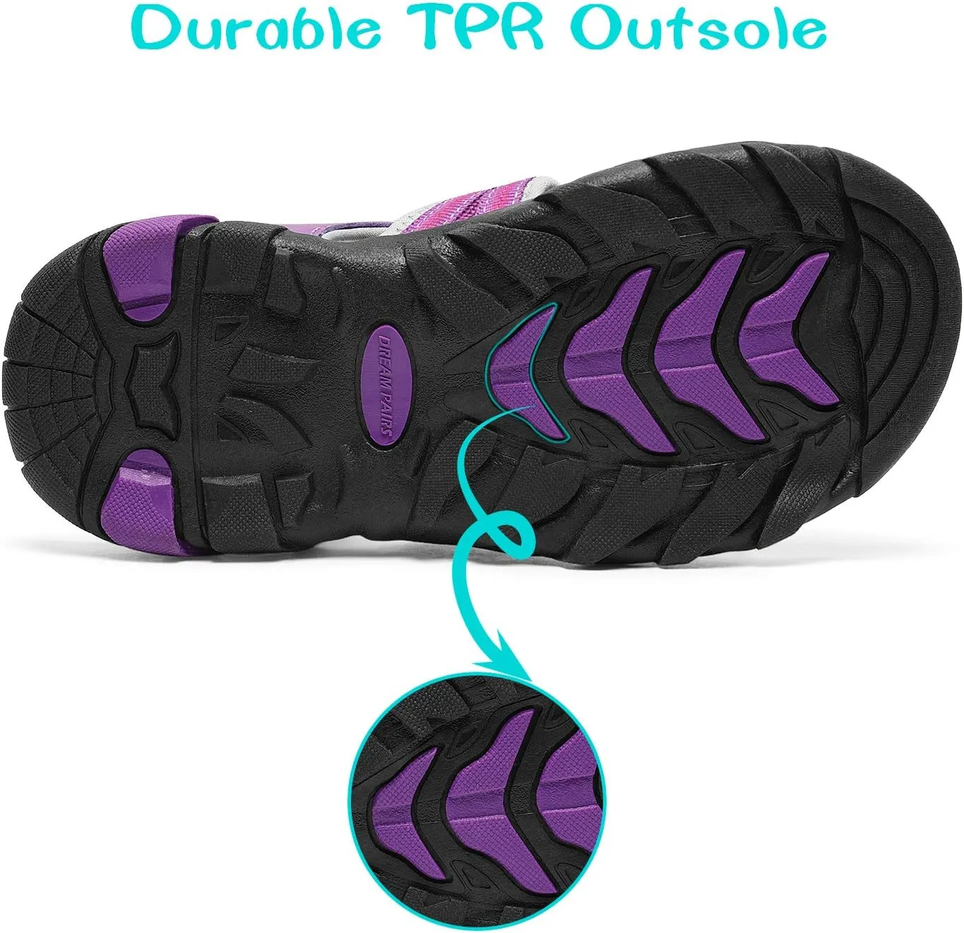 DREAM PAIRS Boys Girls Outdoor Summer Sport Athletic Sandals for Little/Big Kid