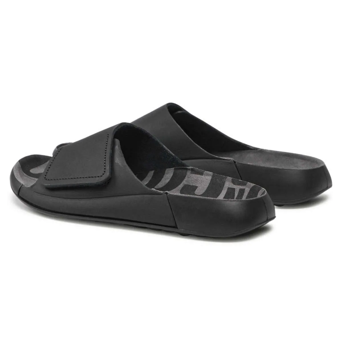 Ecco Cozmo Soft Full Grain Leather Women's Slide Sandals