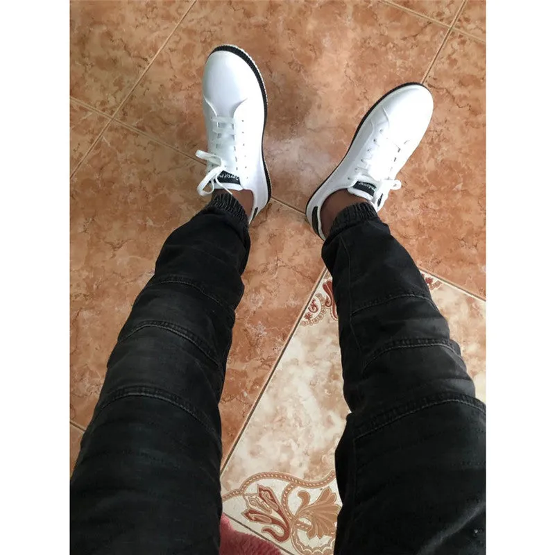 Fit Denim Pencil Pants Slim Men's Jeans Mid Waisted Jeans