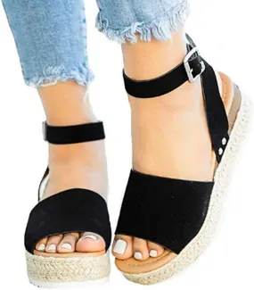 Gibobby Sandals for Women Wide Width,Women's Platform Sandals Casual Summer Flatform Ankle Buckle Strap Open Toe Sandals Gibobby Sandals for Women Wide Width,Women's Platform Sandals Casual Summer Flatform Ankle Buckle Strap Open Toe Sandals