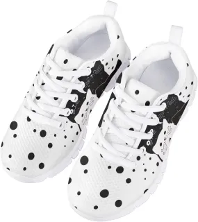 GIFTPUZZ Kids Casual Sneakers Breathable Lace Up Low Cut Sports Walking Hiking Sneakers