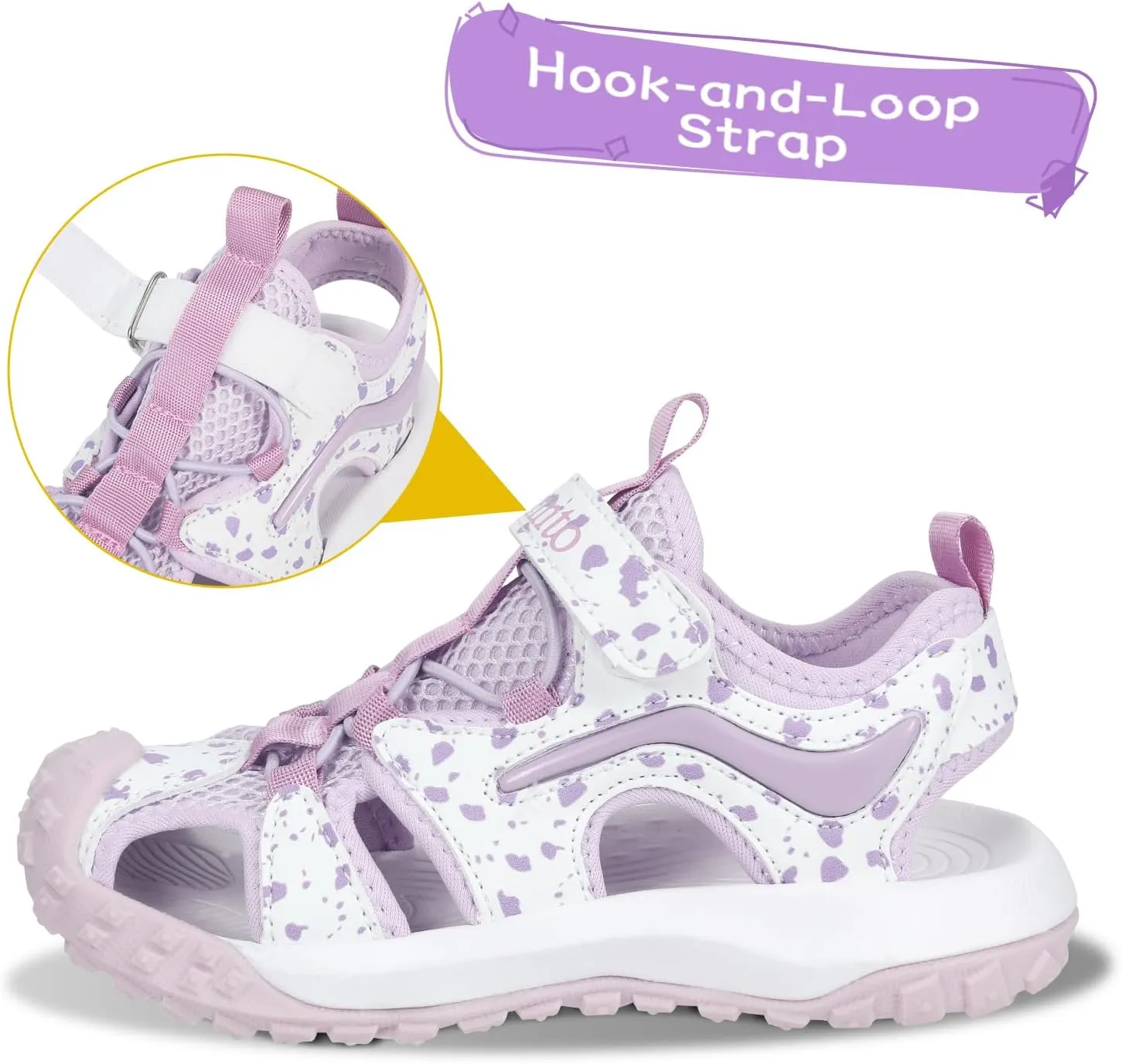 Girls Boys Toddler Sandals Summer Kids Sport Sandals Closed Toe Water Beach Hiking Lightweight Athletic Outdoor