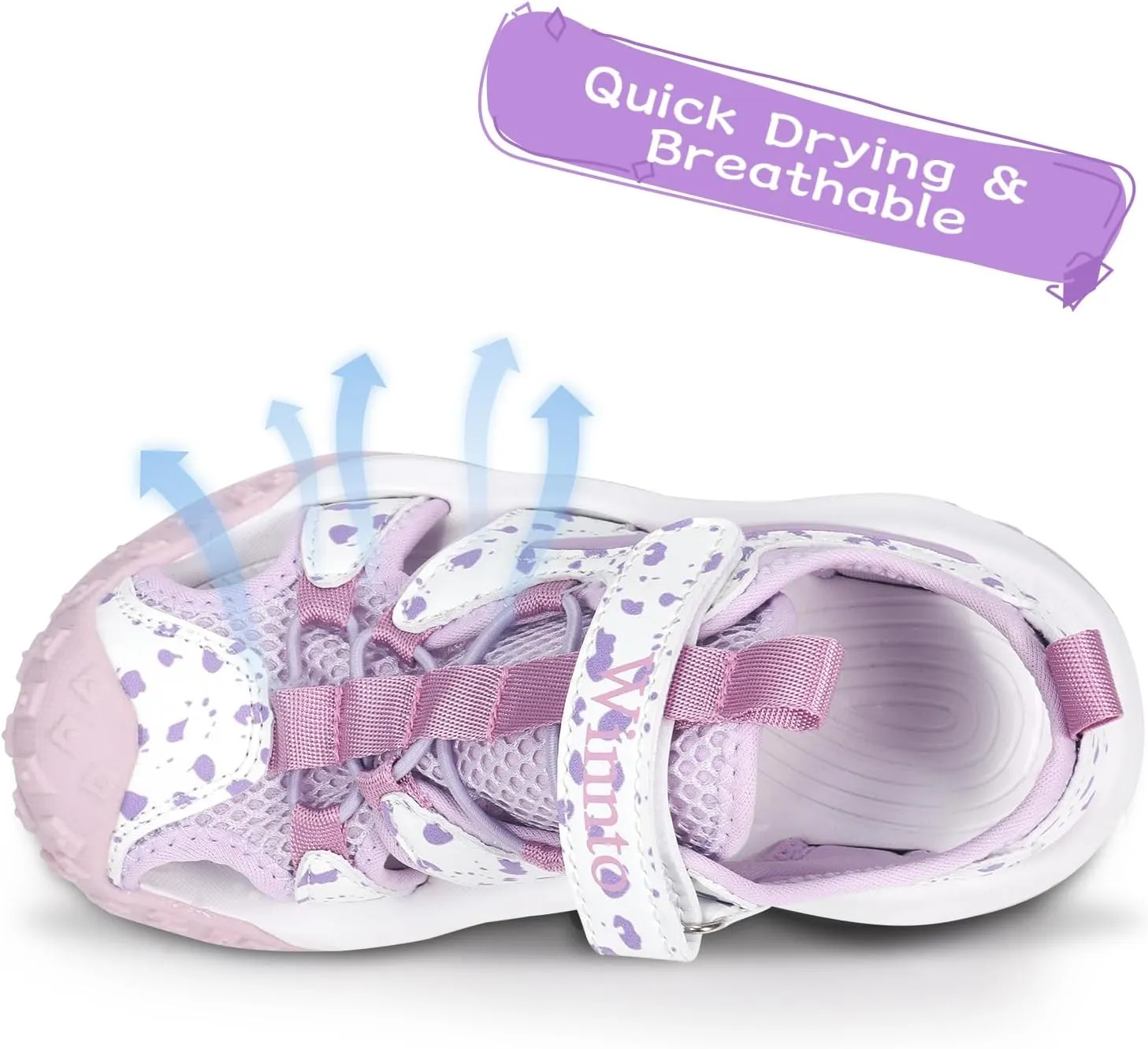 Girls Boys Toddler Sandals Summer Kids Sport Sandals Closed Toe Water Beach Hiking Lightweight Athletic Outdoor