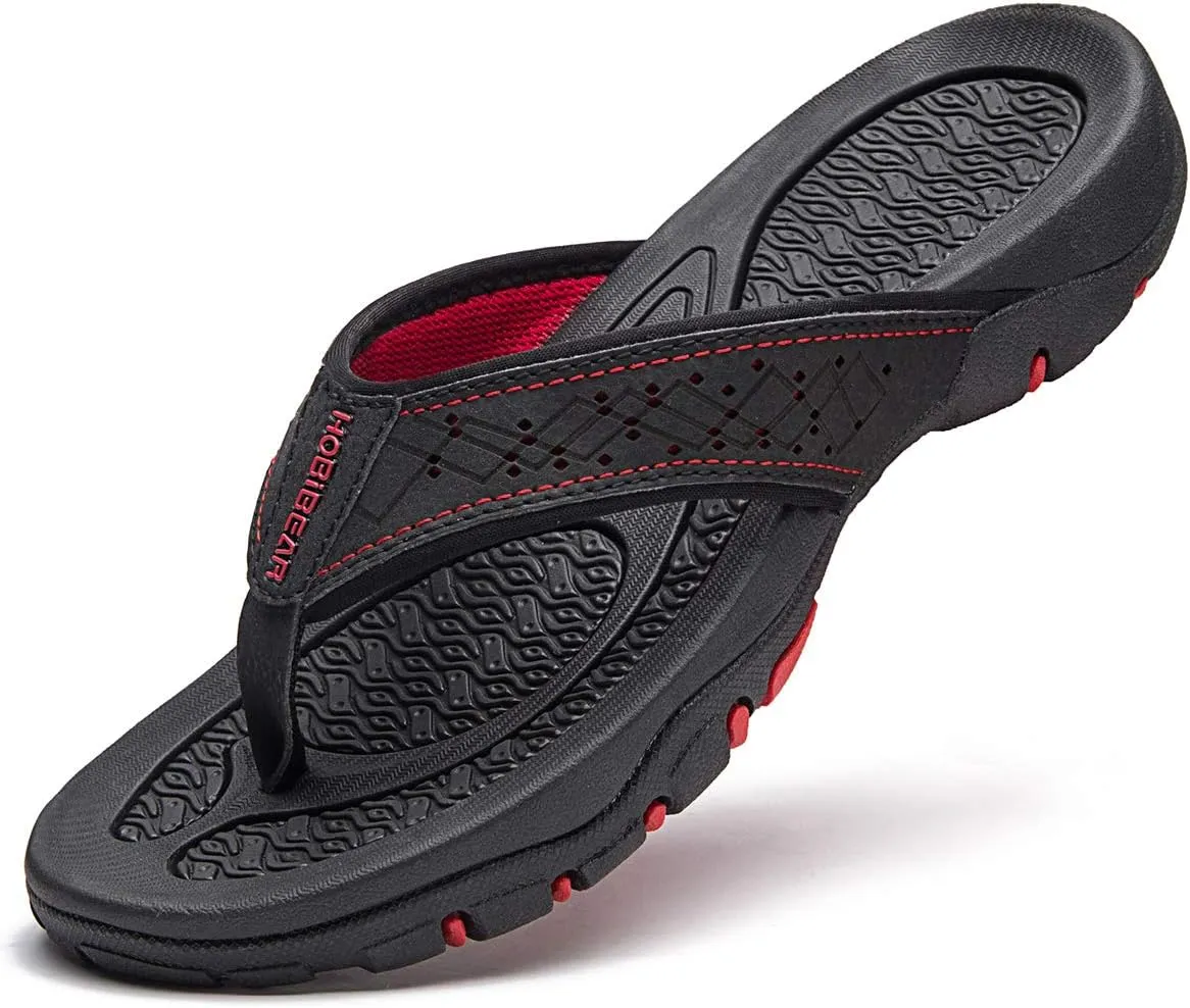 GUBARUN Mens Sport Flip Flops Comfort Casual Thong Sandals Outdoor