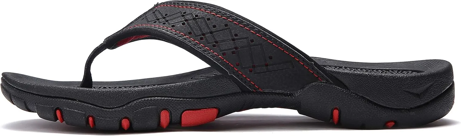 GUBARUN Mens Sport Flip Flops Comfort Casual Thong Sandals Outdoor
