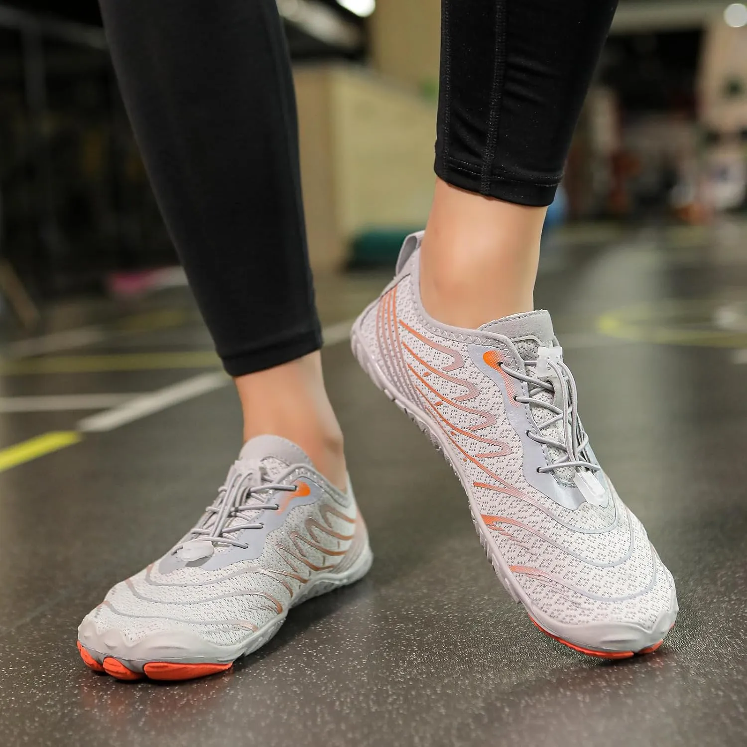 Hike Barefoot Shoes for Women Men Wide Toe Box Breathable & Non-Slip Athletic Footwear Healthy Waterproof Trail Running Minimalist Zero Drop Outdoor Cross-Trainer Fashion Sneakers