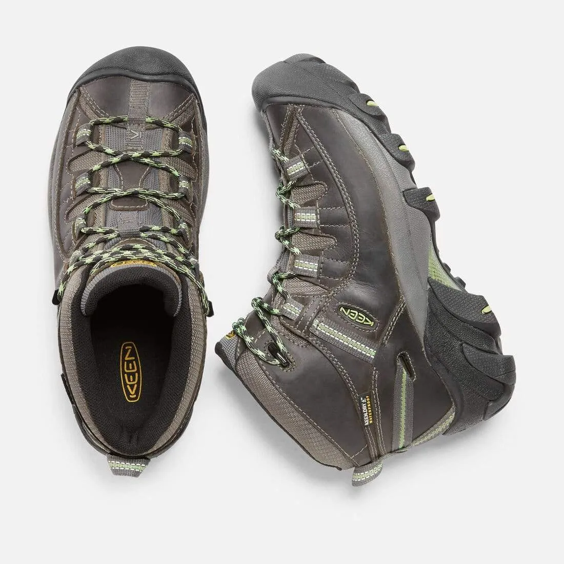 Keen Women's Targhee II Mid Waterproof Hiking Boots- Raven/ Opaline