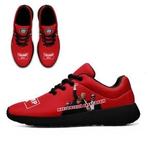 Luxury Gifts,Personalized Trump Sneakers, Custom MAGA Shoes,k Light-Weight and Lace up Shoes, Best Support Gift for Trump