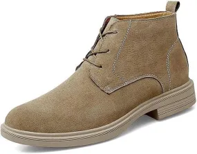 Mens Boots Men's Boots Warm Plush Men's Snow Boots Genuine Leather Men Boots Outdoor Work Ankle Boots Non-slip Walking Shoes