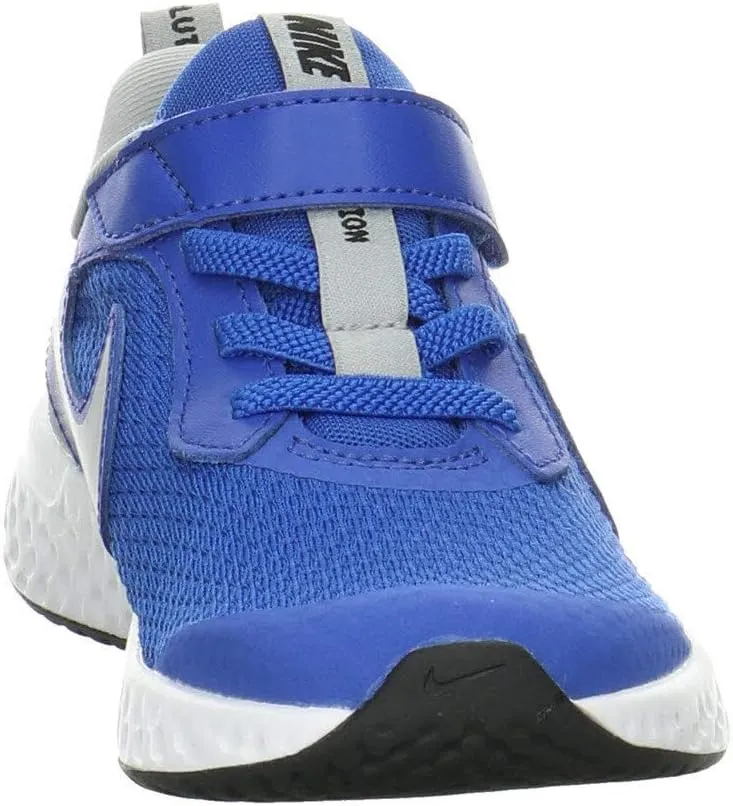 Nike Boy's Revolution 5 (Little Kid) Game Royal/Light Smoke Grey/White