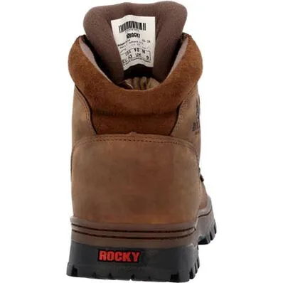 Rocky Men's Outback 6" Round Toe Waterproof Outdoor Hiking Boot - Brown - RKS0683