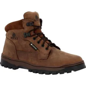 Rocky Men's Outback 6" Round Toe Waterproof Outdoor Hiking Boot - Brown - RKS0683