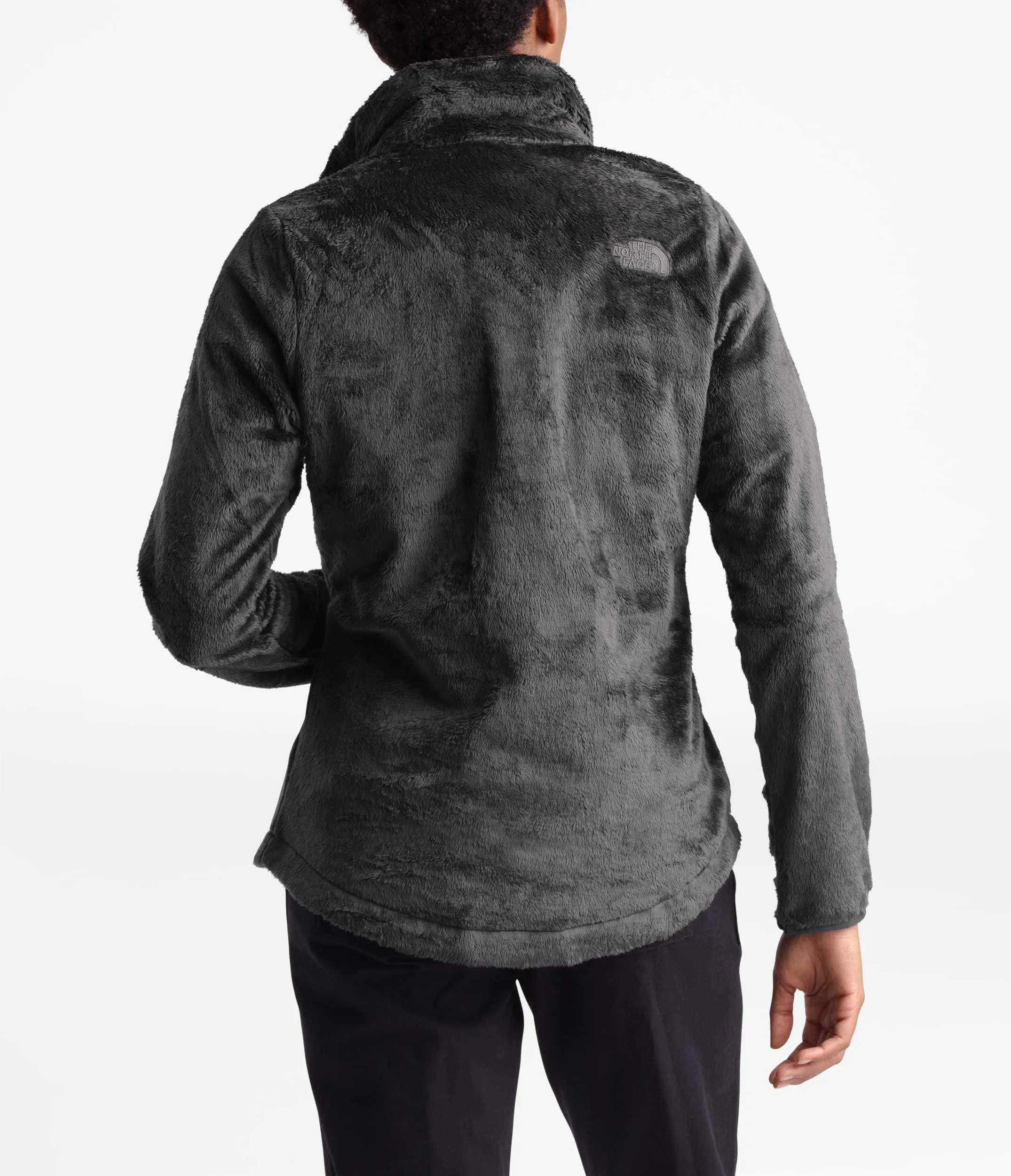The North Face Women's Osito 1/4 Zip Pullover, Asphalt Grey, L