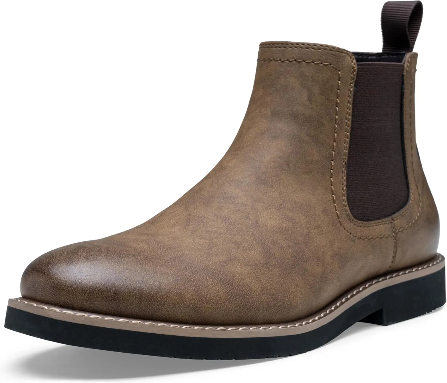 Vostey Chelsea Boots Men Casual Dress Boots Black Ankle Classic Slip on Boots for Men