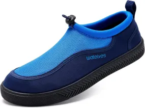 WateLves Water Shoes for Women and Men - Quick-Dry Multi-Purpose Casual Water Sneakers Slip-On with Drainage Holes - Lightweight, Breathable Aqua Shoes for Swim Beach Walking