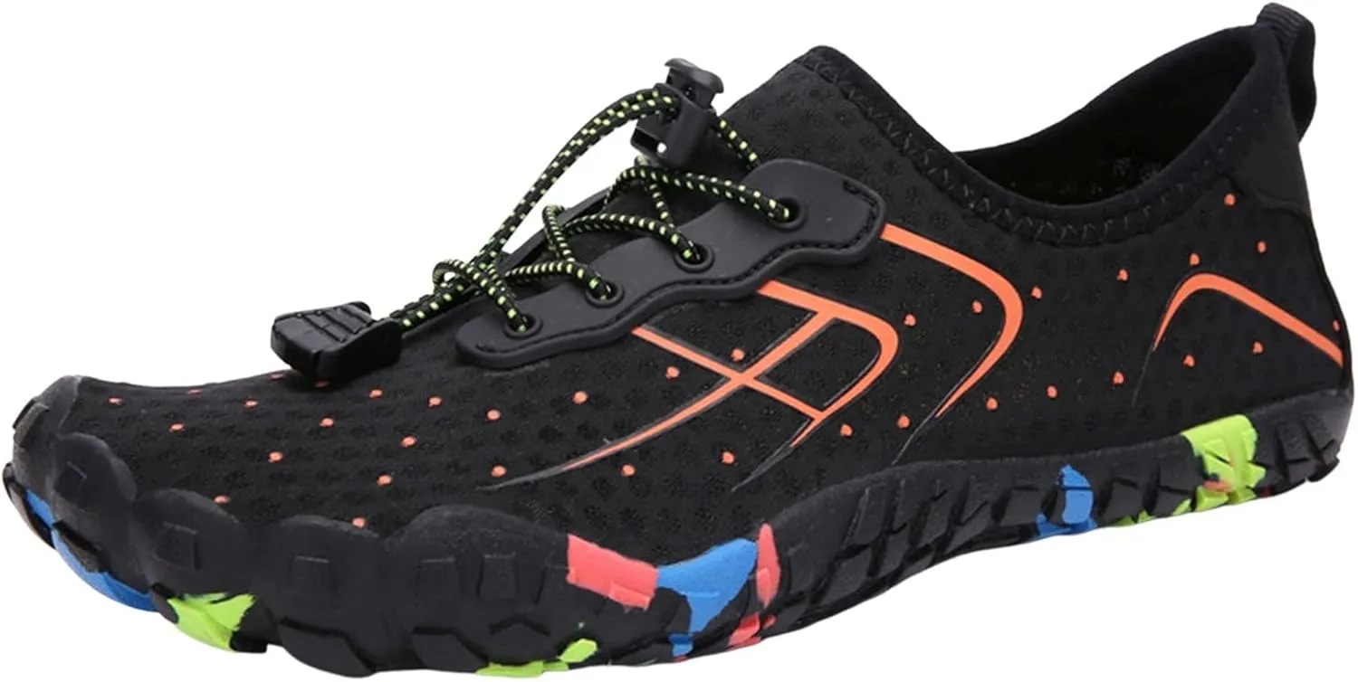 Water Shoes for Women Men Barefoot Shoes Non Slip Water Socks Wading Diving Swim Shoe Sand Socks for Beach Volleyball Summer Slip on Hiking Rock Climbing Shoe Indoor Fitness Yoga Footwear