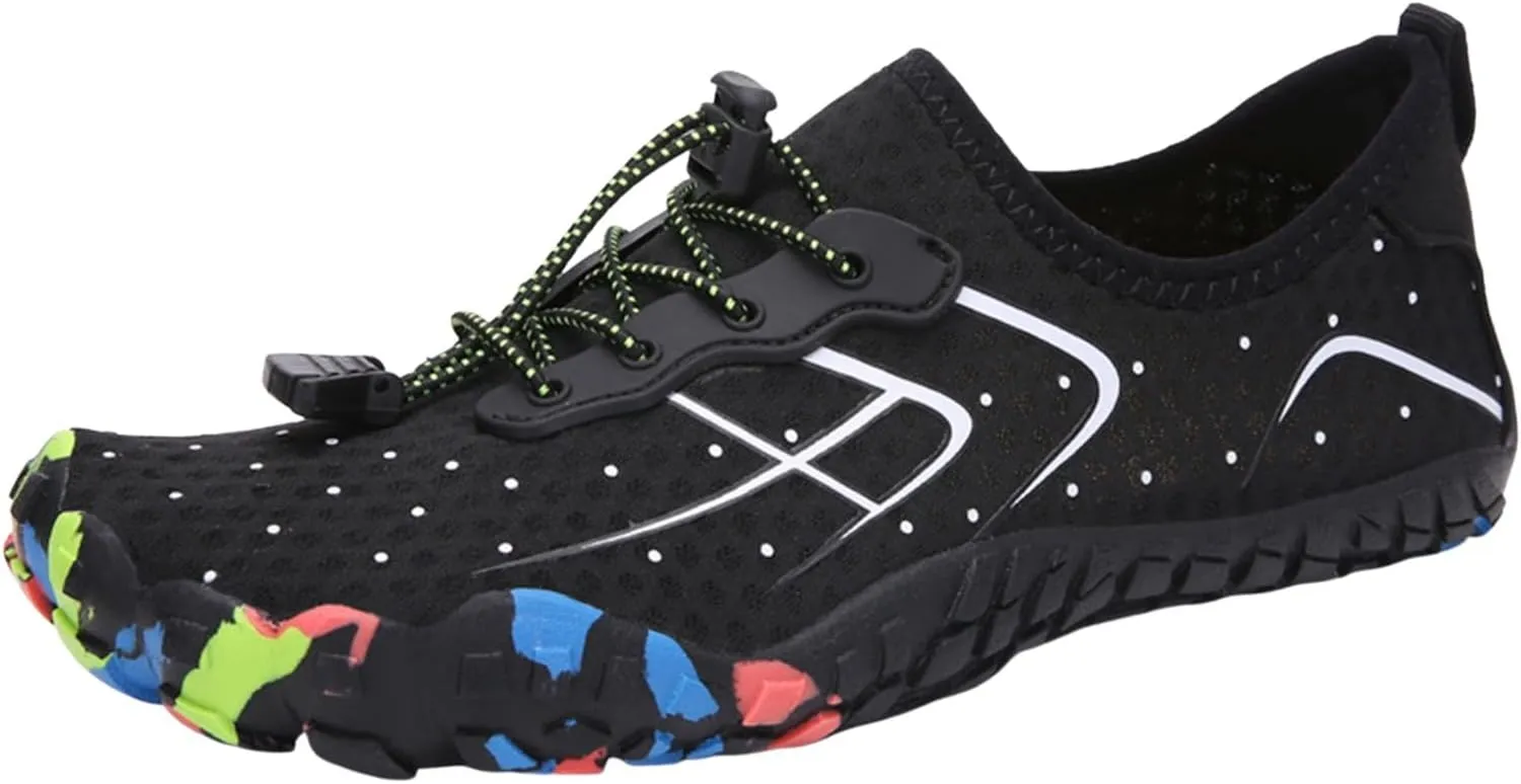 Water Shoes for Women Men Barefoot Shoes Non Slip Water Socks Wading Diving Swim Shoe Sand Socks for Beach Volleyball Summer Slip on Hiking Rock Climbing Shoe Indoor Fitness Yoga Footwear