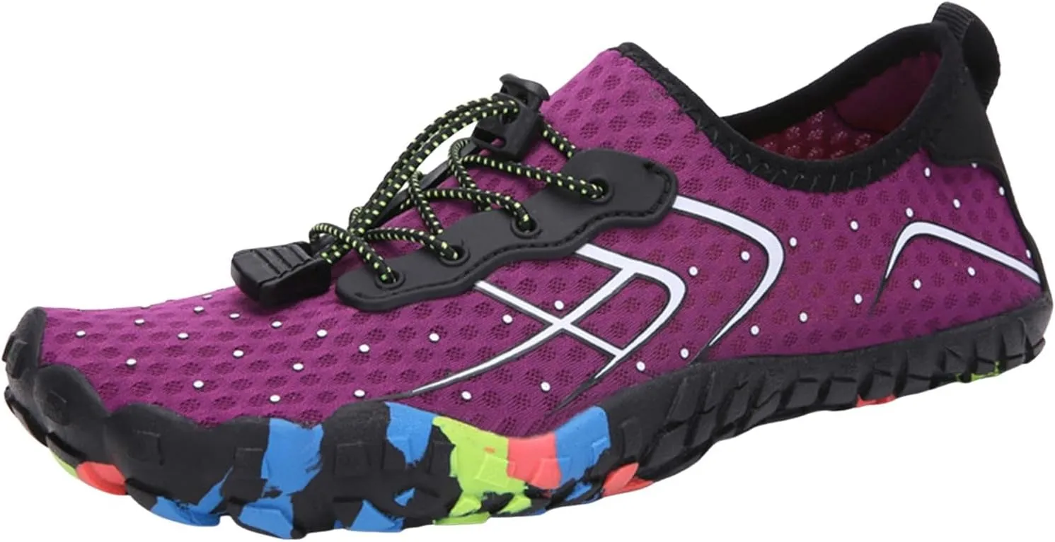 Water Shoes for Women Men Barefoot Shoes Non Slip Water Socks Wading Diving Swim Shoe Sand Socks for Beach Volleyball Summer Slip on Hiking Rock Climbing Shoe Indoor Fitness Yoga Footwear