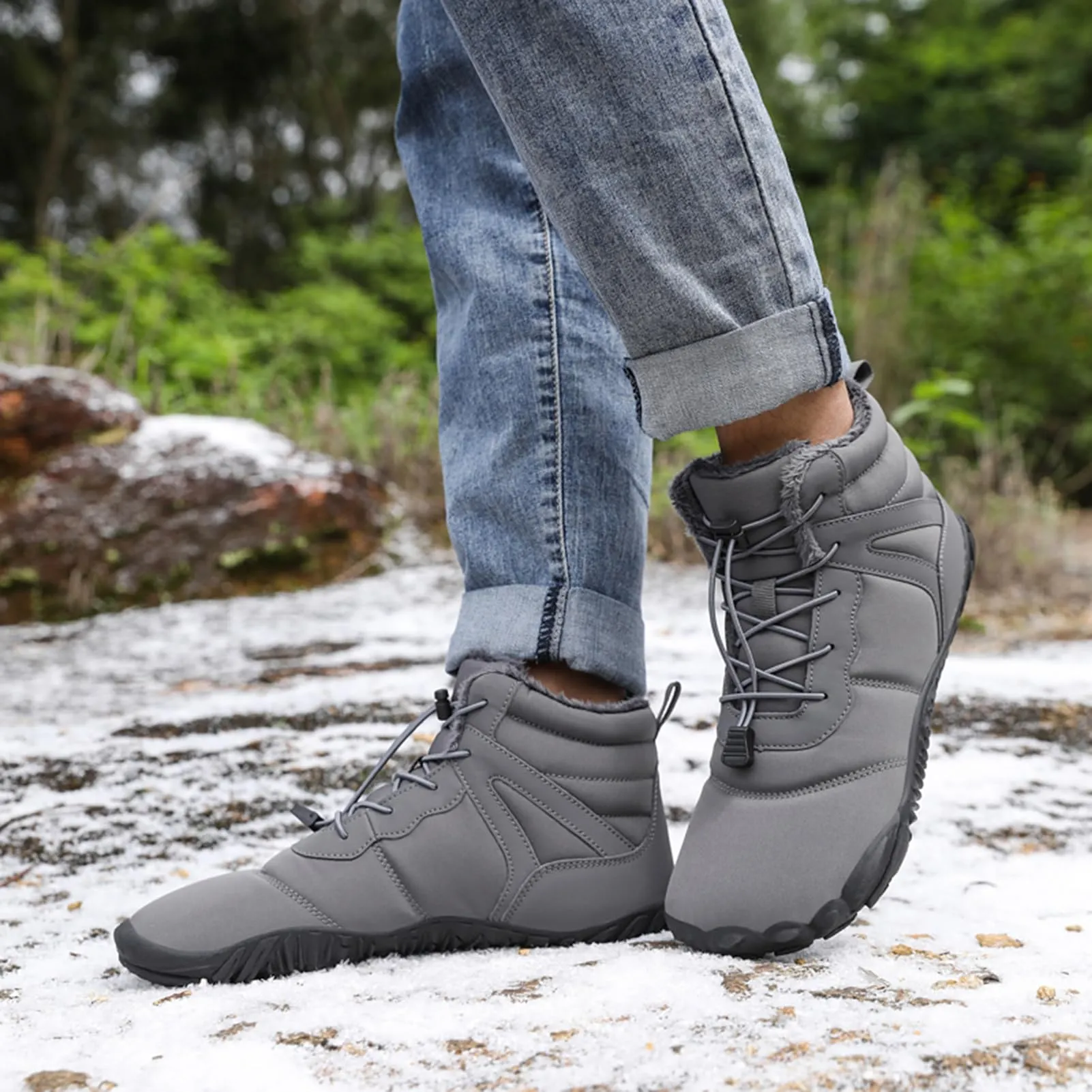 Winter Snow Boots Waterproof Lightweight Warm Non Slip Hiking Boots
