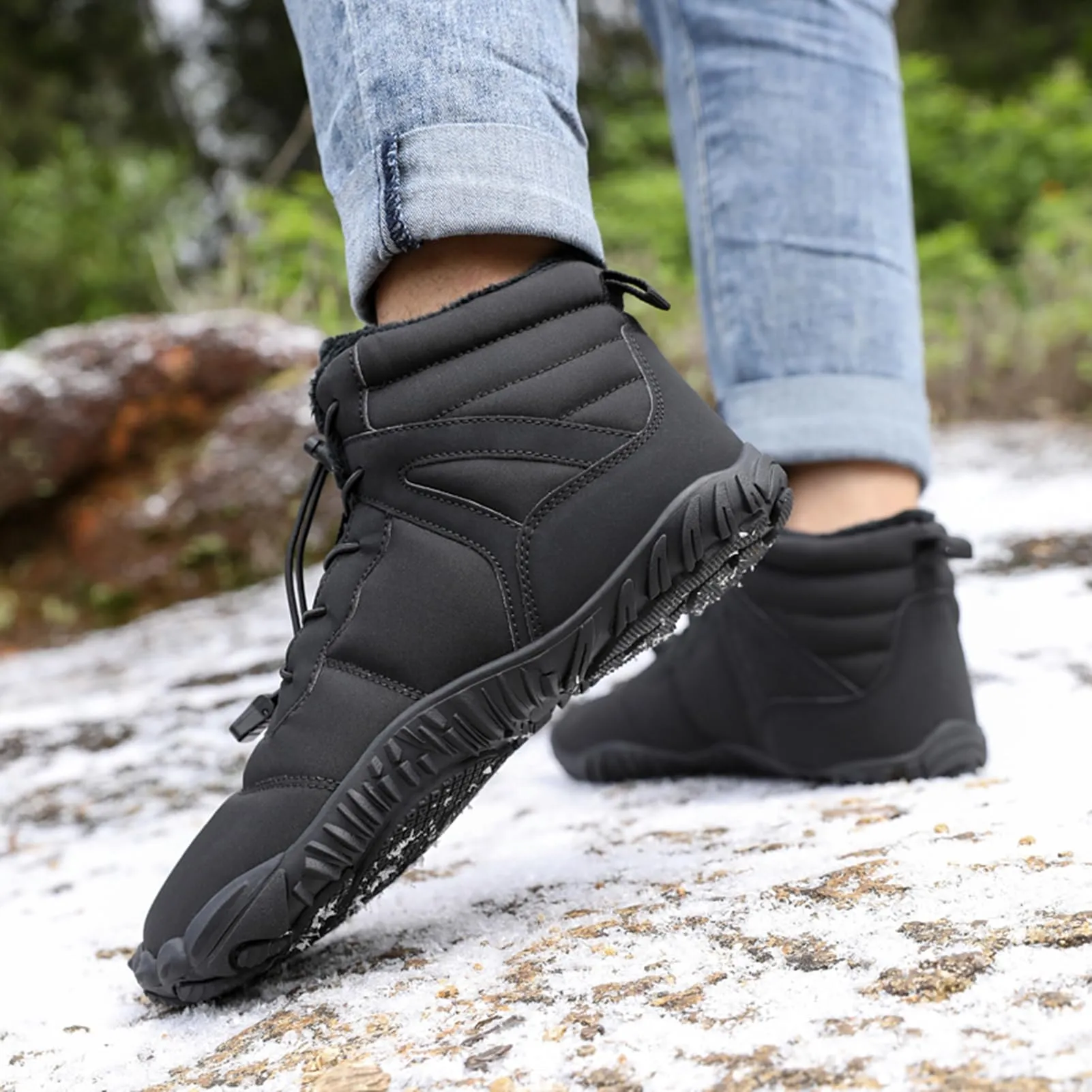 Winter Snow Boots Waterproof Lightweight Warm Non Slip Hiking Boots