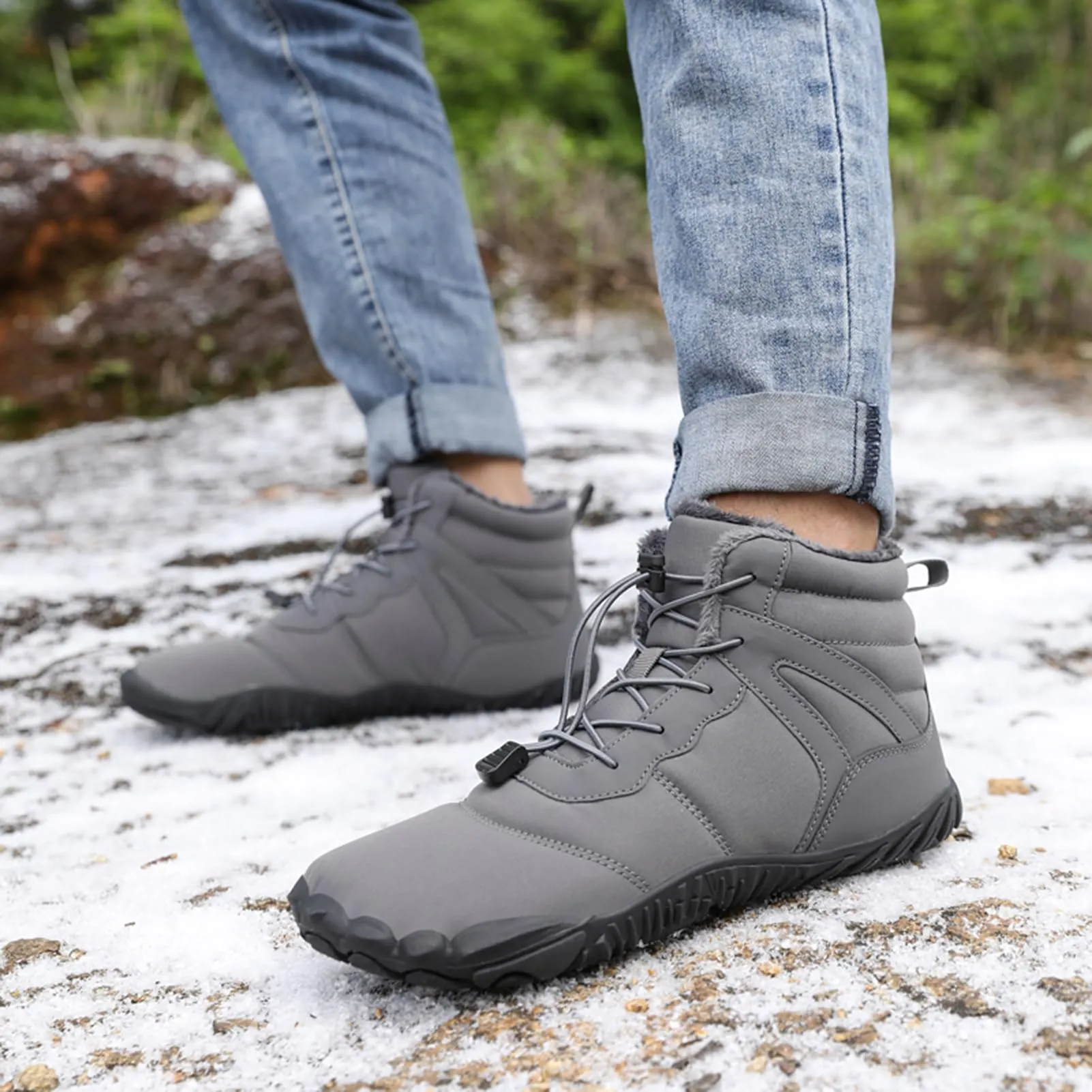 Winter Snow Boots Waterproof Lightweight Warm Non Slip Hiking Boots
