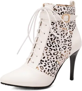 Women Ankle Boot Ladies High Heels Side Zipper Ladies Lace Up Mid Calf Boots Platform Synthetic Short Boots Elegant Shoe Women Ankle Boot Ladies High Heels Side Zipper Ladies Lace Up Mid Calf Boots Platform Synthetic Short Boots Elegant Shoe